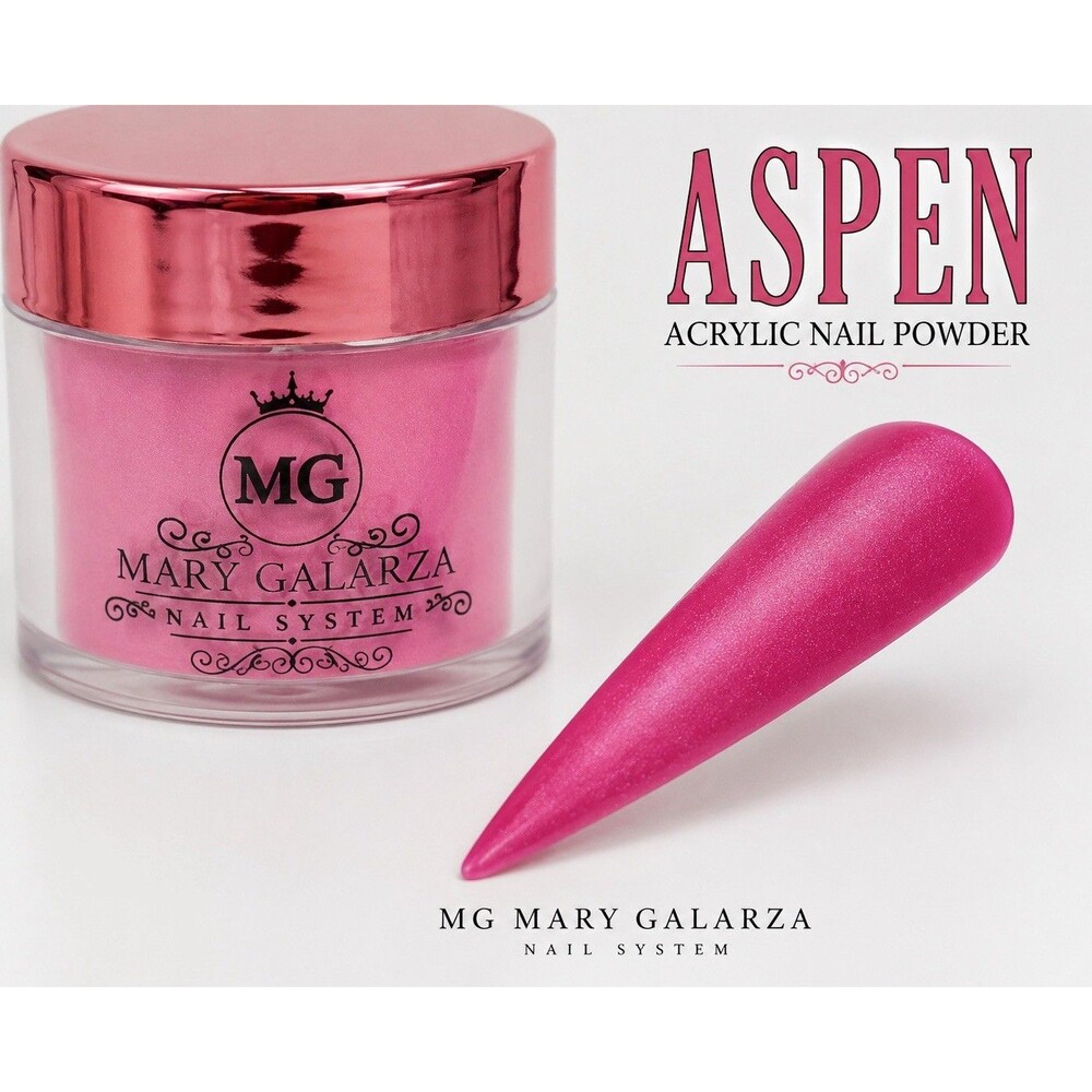 MG Mary Galarza Nail System Acrylic Powder Color Powder ASPEN